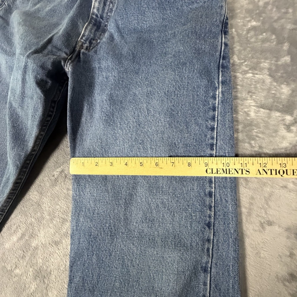 Vtg Levi's 505 Jeans Men's 34x32 Fit 32x32 Blue Denim Straight Leg Boot Y2K 90s - Picture 16 of 16